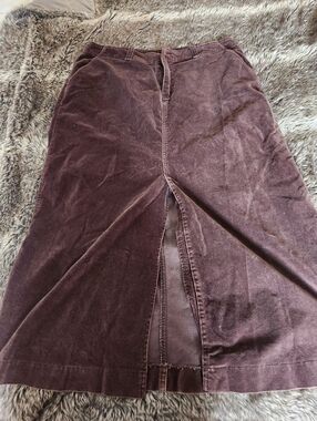 Women's Eddie Bauer Chocolate Brown Skirt- Size 14